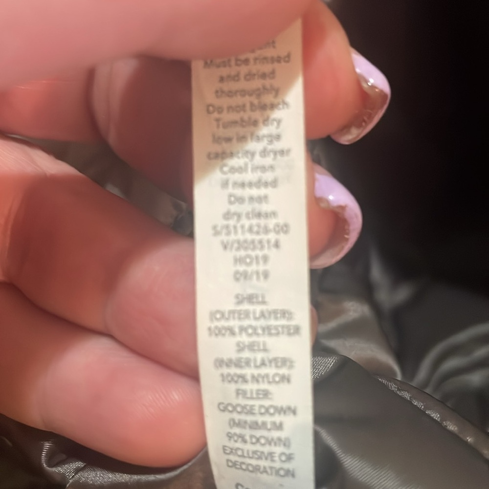 Athleta Black Down Oversize Jacket - image 5